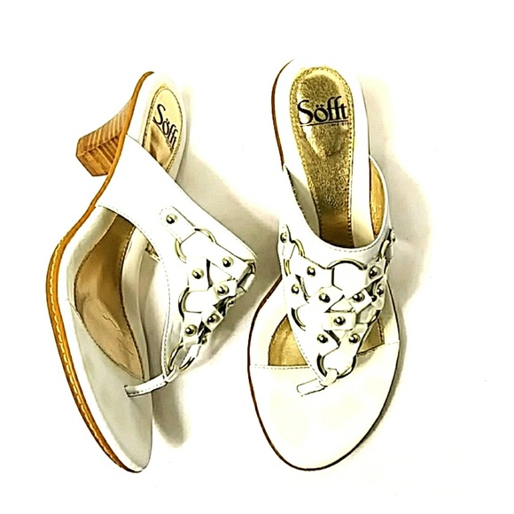 Sofft Shoes - Sofft Leather Stud and Ring Sandal W10